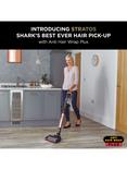 Shark Stratos IZ400UK Cordless Stick Vacuum Cleaner with Anti Hair Wrap Plus & Clean Sense IQ, Mid Grey