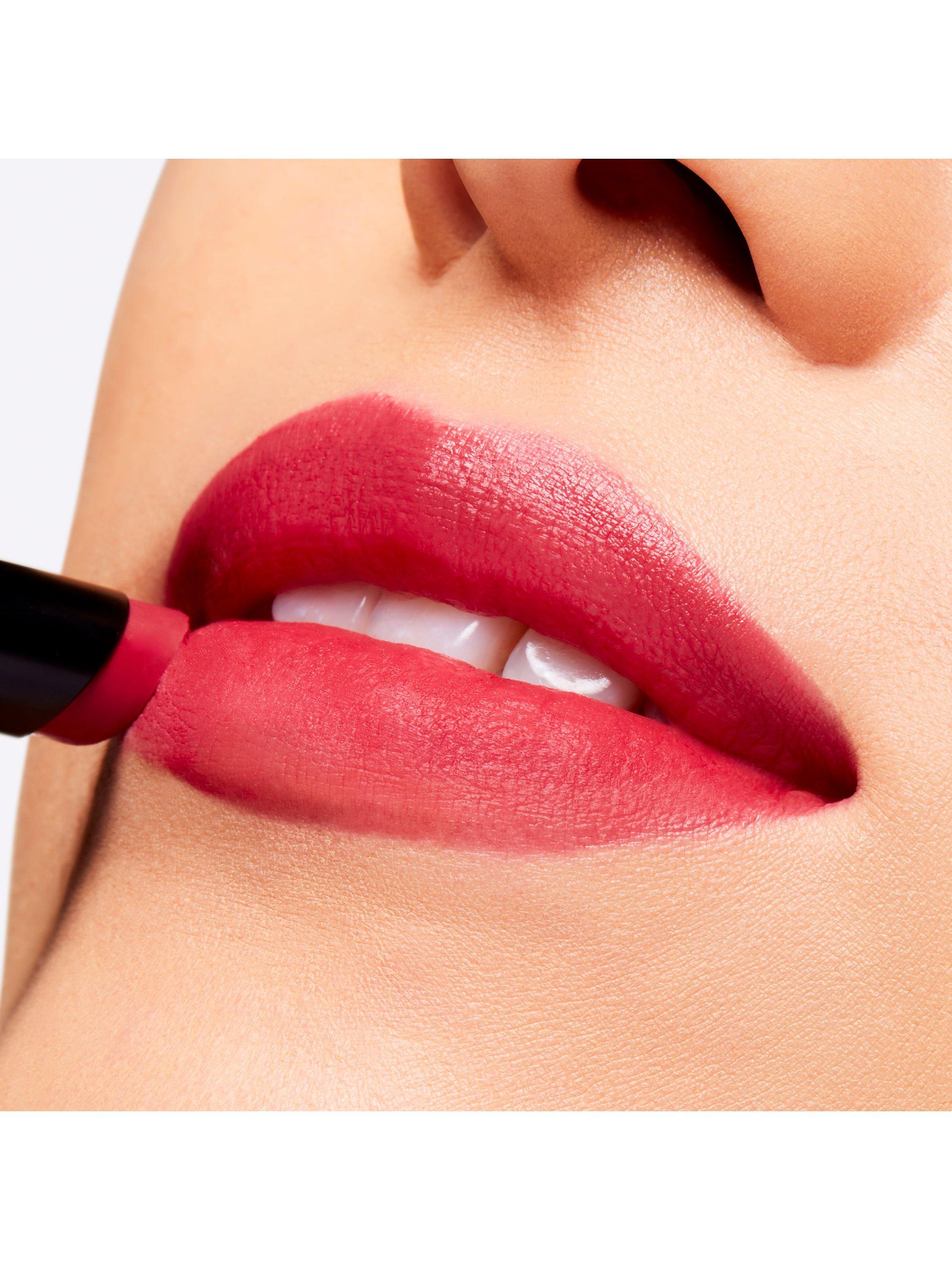 Product image 4 of 5, which shows MAC Lipstick -  Powder Kiss Velvet Blur Slim Stick, Wild Sumac