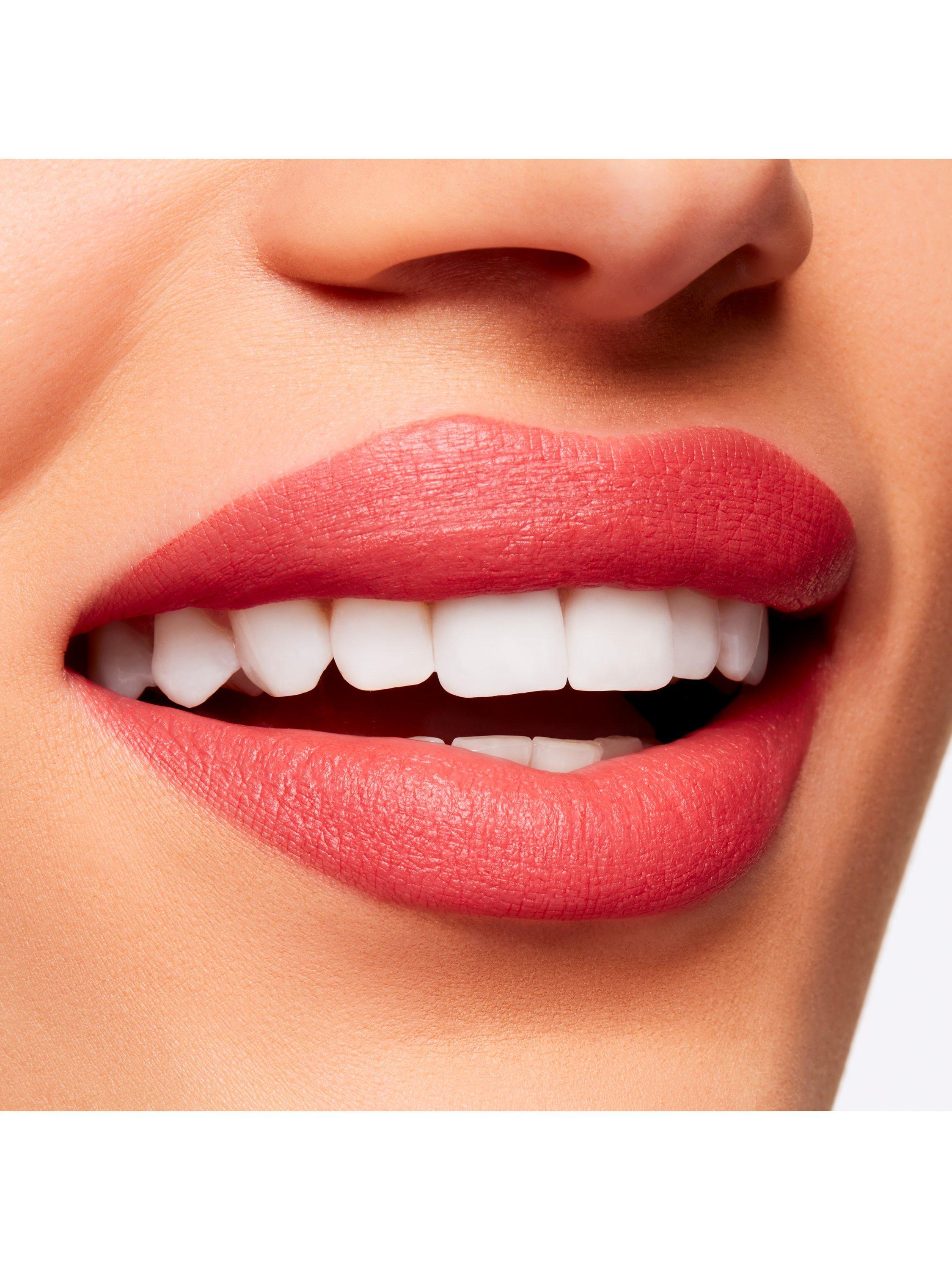 Product image 5 of 5, which shows MAC Lipstick -  Powder Kiss Velvet Blur Slim Stick, Sheer Outrage