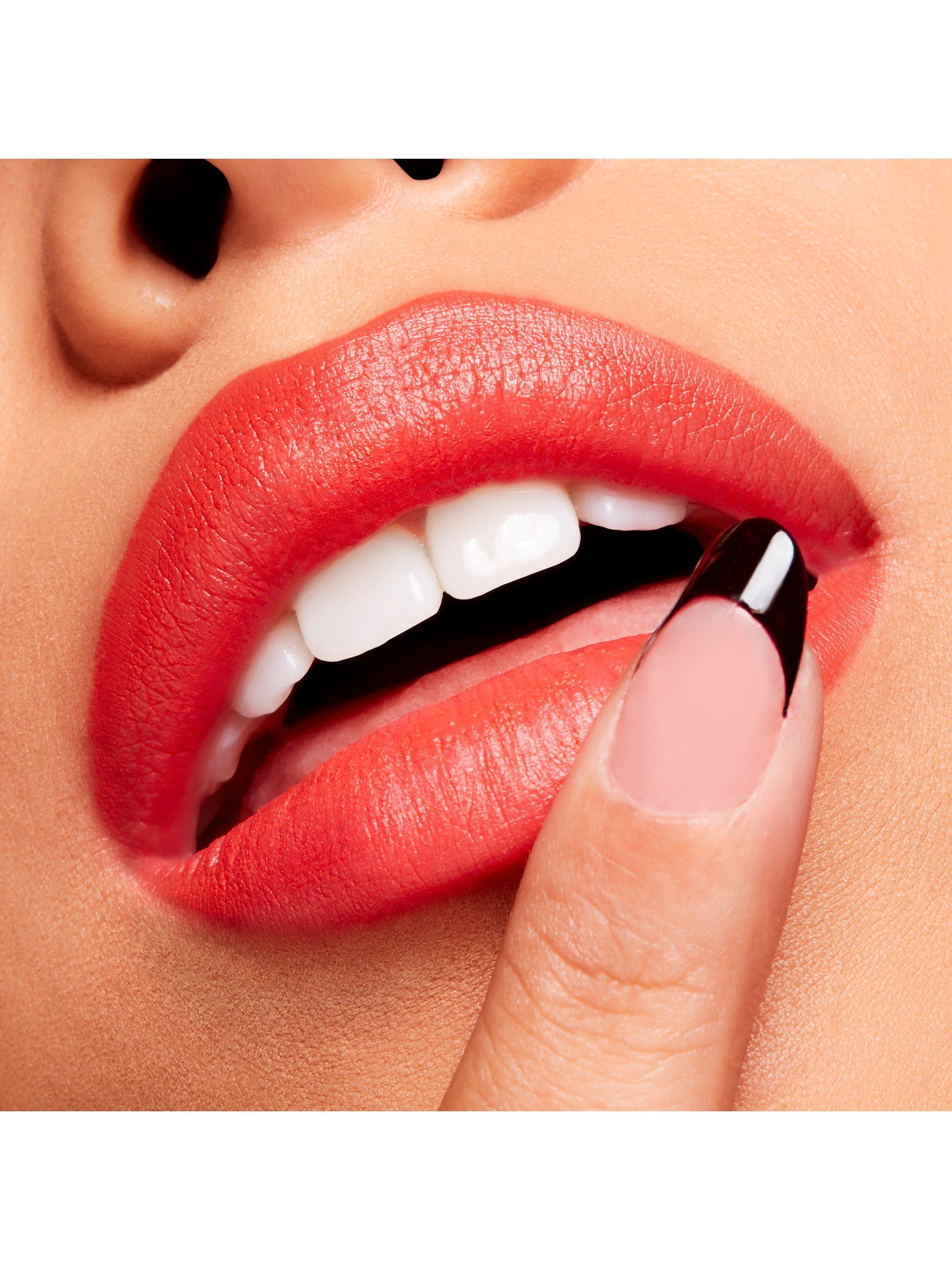 Product image 5 of 5, which shows MAC Lipstick -  Powder Kiss Velvet Blur Slim Stick, Hot Paprika