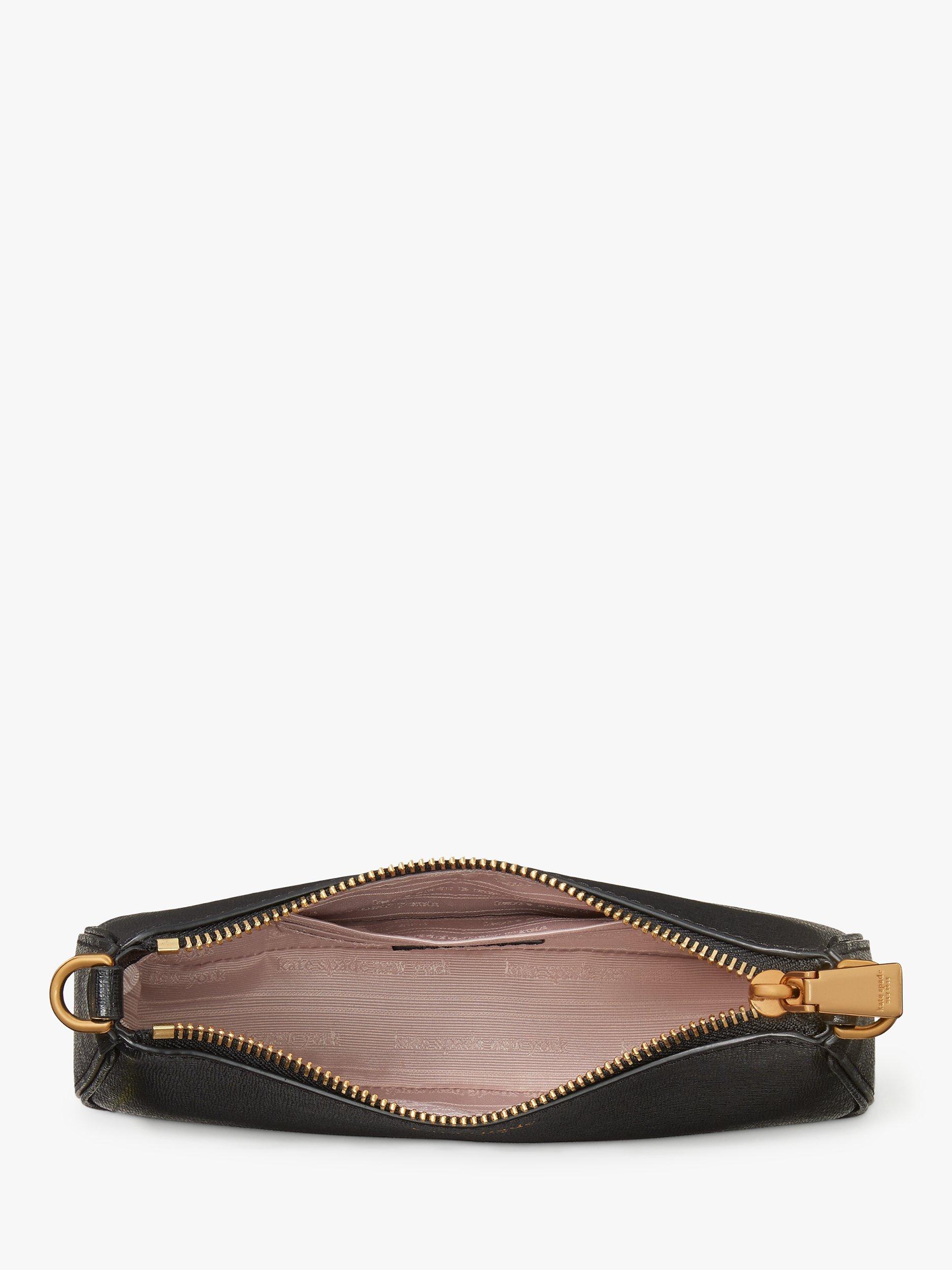 kate spade new york Morgan Leather Double Up Crossbody Bag, Black