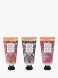 William Morris At Home Strawberry Thief Patchouli & Red Berry Hand Creams, Set of 3, 30ml