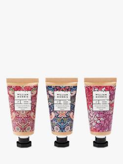 William Morris At Home Strawberry Thief Patchouli & Red Berry Hand Creams, Set of 3, 30ml - view 2, Multi