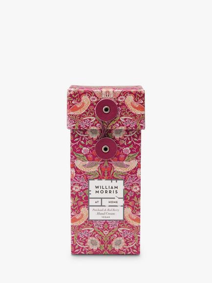 William Morris At Home Strawberry Thief Patchouli & Red Berry Hand Cream, 100ml - view 2, Multi