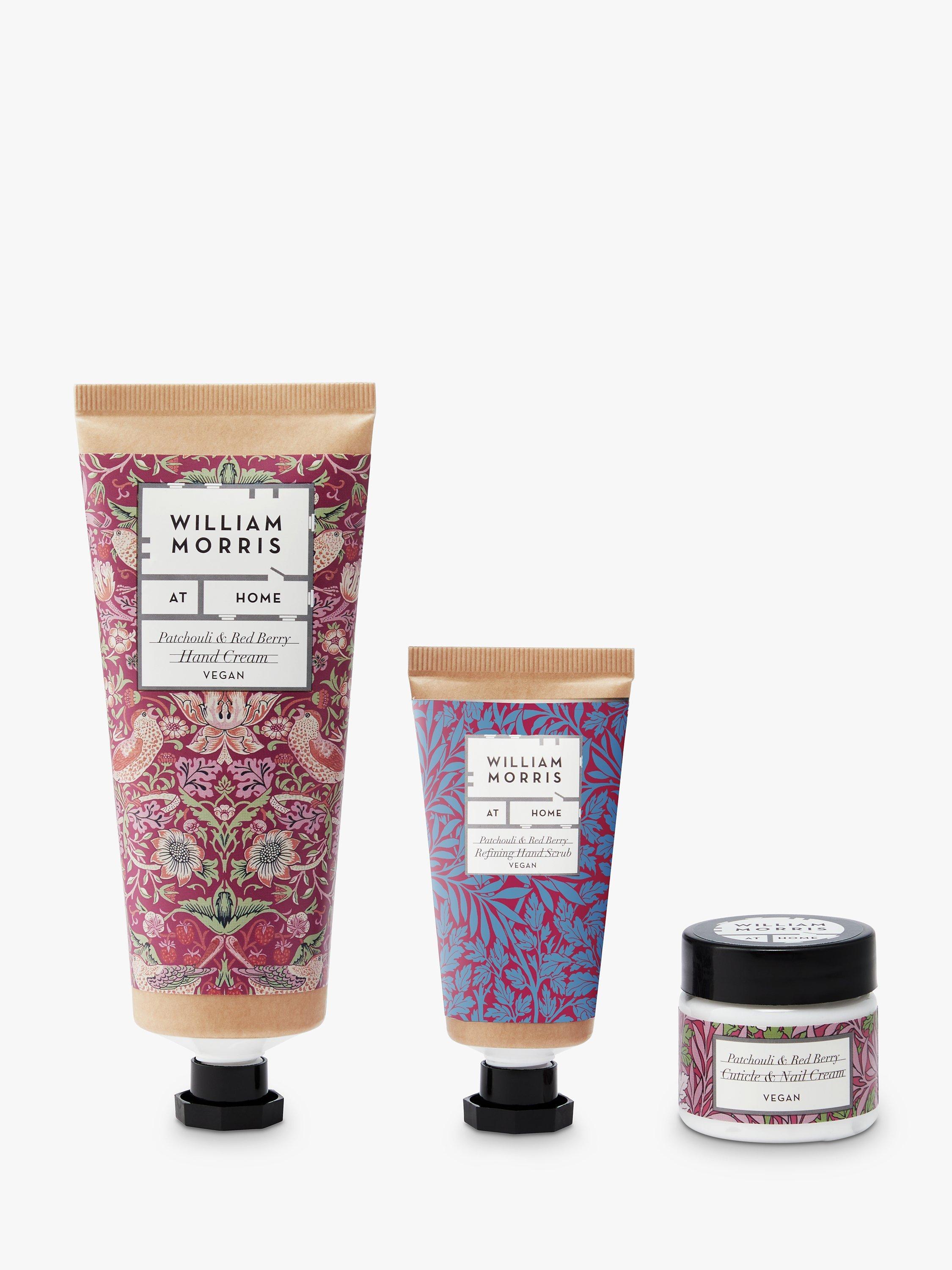 Product image 3 of 6, which shows William Morris At Home Strawberry Thief Patchouli & Red Berry Hand Care Treats