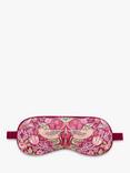 William Morris At Home Strawberry Thief Lavender Velvet Eye Mask