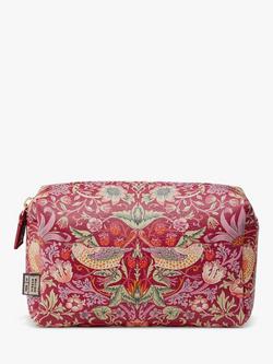 William Morris At Home Strawberry Thief Medium Wash Bag, Multi