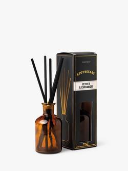 Paddywax Apothecary Vetivert & Cardamon Reed Diffuser, 88ml, Amber