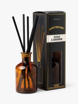 Paddywax Apothecary Vetivert & Cardamon Reed Diffuser, 88ml - view 2, Amber