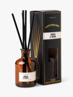Paddywax Apothecary Amber & Smoke Reed Diffuser, 88ml, Amber