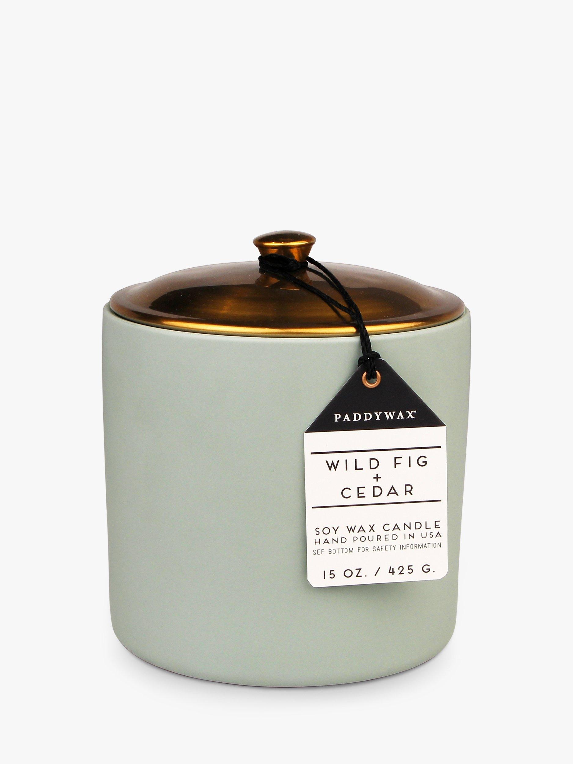 Paddywax Hygge Wild Fig & Cedar Scented Candle, 425g