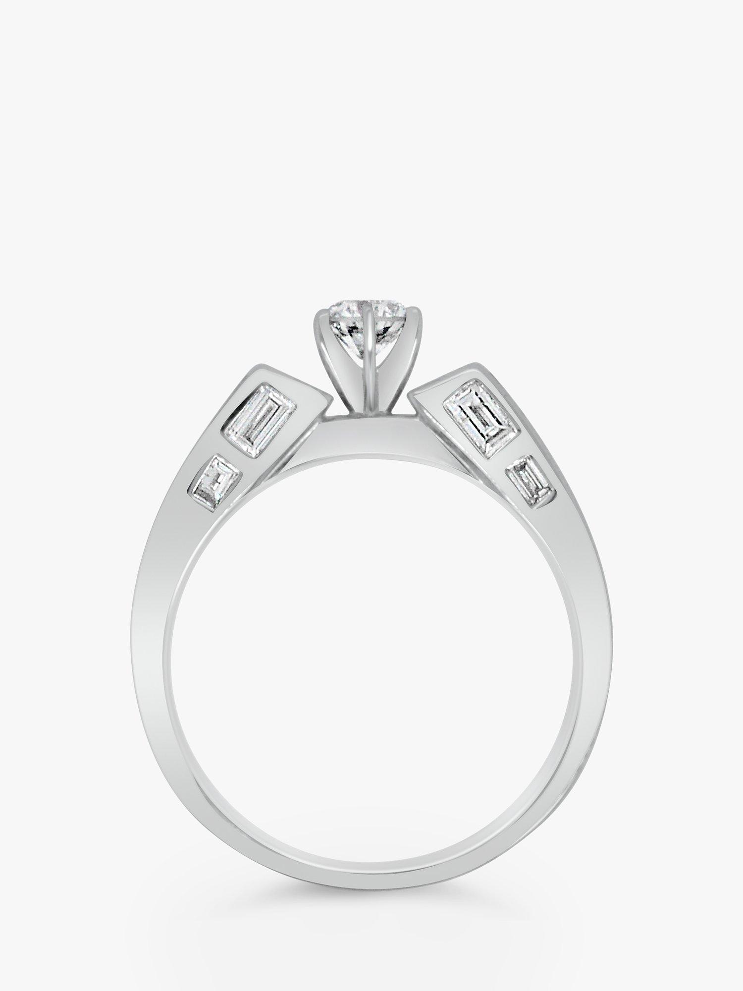 Product image 3 of 4, which shows Milton & Humble Jewellery Pre-Loved 14ct White Gold Diamond Engagement Ring
