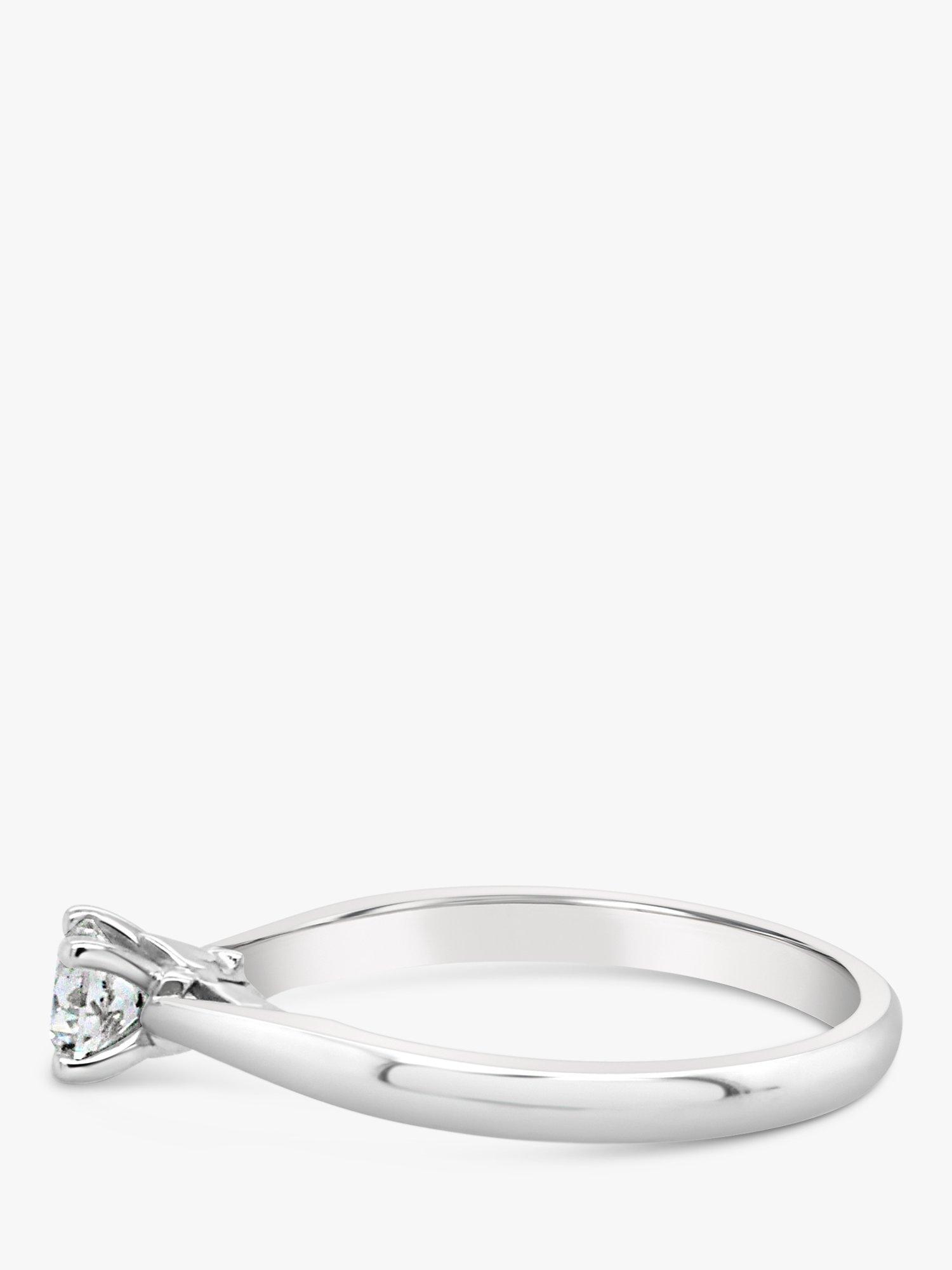 Product image 3 of 5, which shows Milton & Humble Jewellery Pre-Loved 18ct White Gold Diamond Engagement Ring