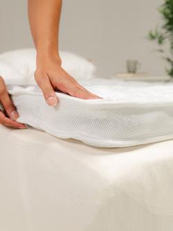 Kally Sleep Cooling Mattress Topper, White