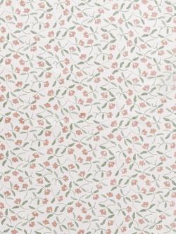 John Lewis Scallop Floral Furnishing Fabric, Plaster