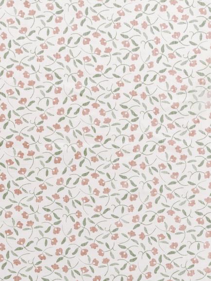 John Lewis Scallop Floral Furnishing Fabric, Plaster