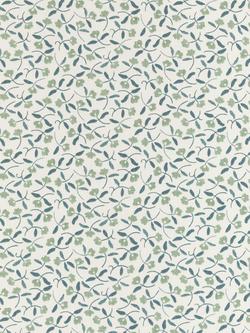 John Lewis Scallop Floral Furnishing Fabric, Linden