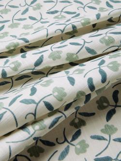 John Lewis Scallop Floral Furnishing Fabric - view 2, Linden