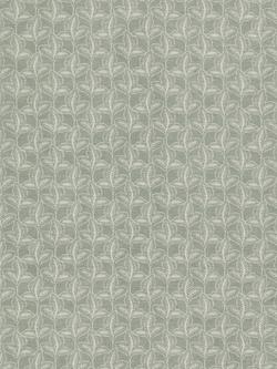 John Lewis Exley Leaf Furnishing Fabric, Dusty Green