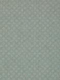 John Lewis Trace Wood Block Furnishing Fabric, Duck Egg