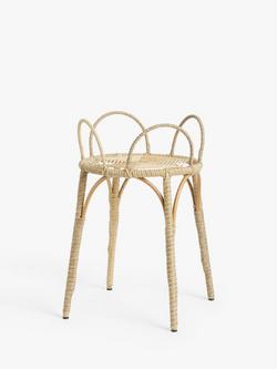 John Lewis Rattan Effect Plant Stand, Metal, Poly Rattan