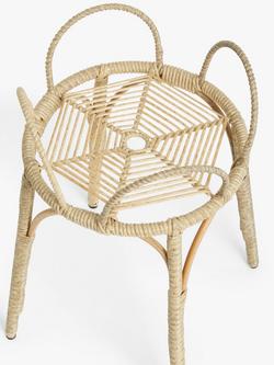 John Lewis Rattan Effect Plant Stand - view 2, Metal, Poly Rattan