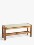 John Lewis Open Weave Acacia Wood Shoe Bench, Natural