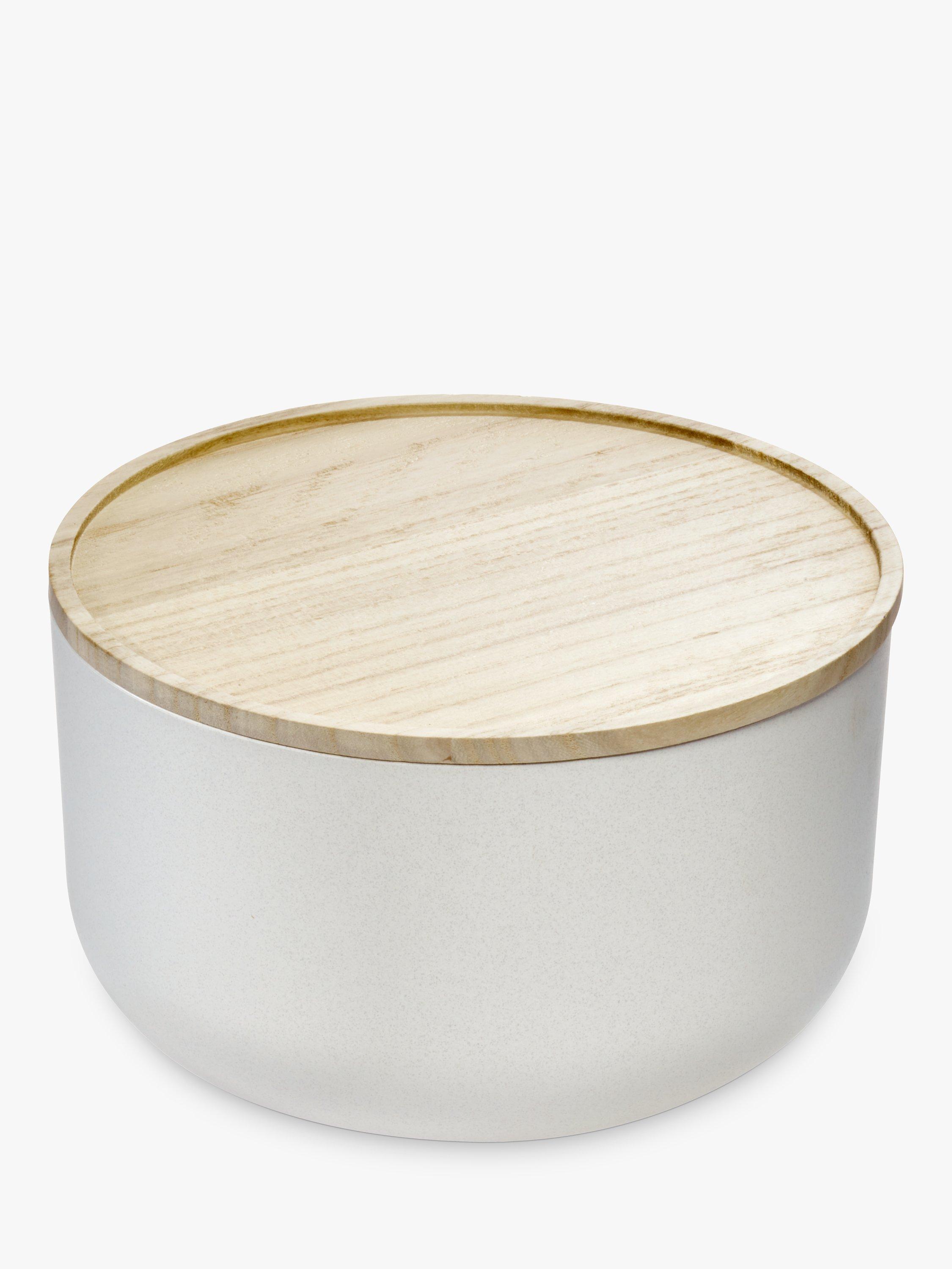 Rosanna Pansino & iDesign Bio-Resin Lidded Mixing Bowl, Coconut/Natural, Large