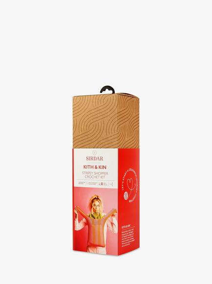 Sirdar Kith & Kin Stripey Shopper Crochet Kit, 