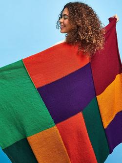 Sirdar Kith & Kin Patchwork Blanket Knitting Kit - view 2, 