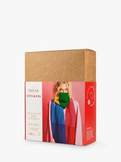 Sirdar Kith & Kin Colour Block Scarf Knitting Kit, 