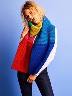 Sirdar Kith & Kin Colour Block Scarf Knitting Kit - view 2, 