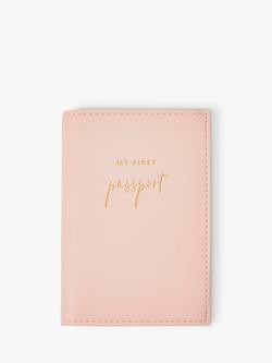Katie Loxton My First Passport Cover Baby Gift, Pink