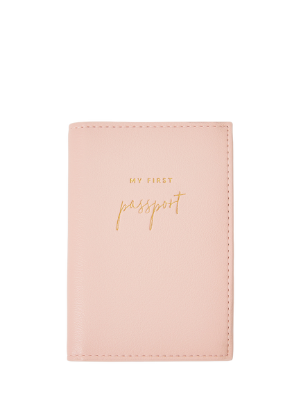 Katie Loxton My First Passport Cover Baby Gift, Pink