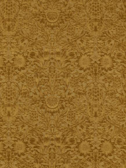 Morris & Co. Sunflower Caffoy Furnishing Fabric, Sussex Rush