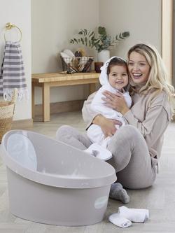 Shnuggle Toddler Bath With Plug, Taupe - view 2, Taupe