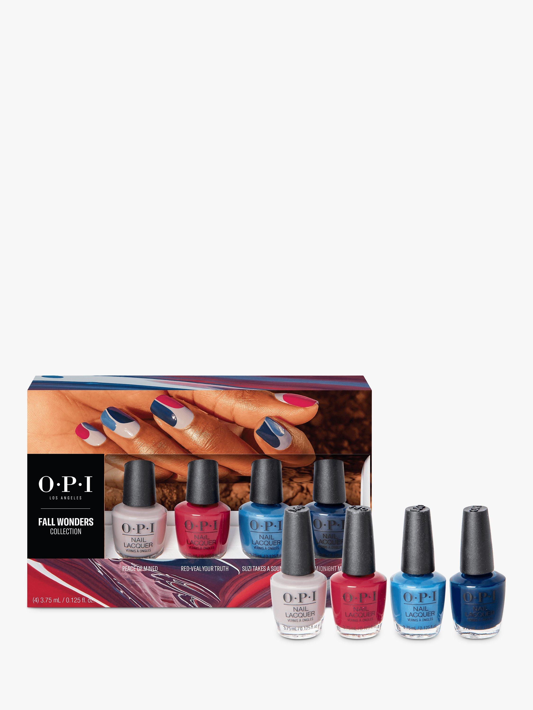 OPI Fall Wonders Collection Nail Lacquer Nail Polish Mini Set, 4 x 3.75ml