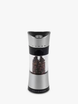 Cole & Mason Horsham Inverta Pepper Mill, Chrome/Clear, Chrome/Clear