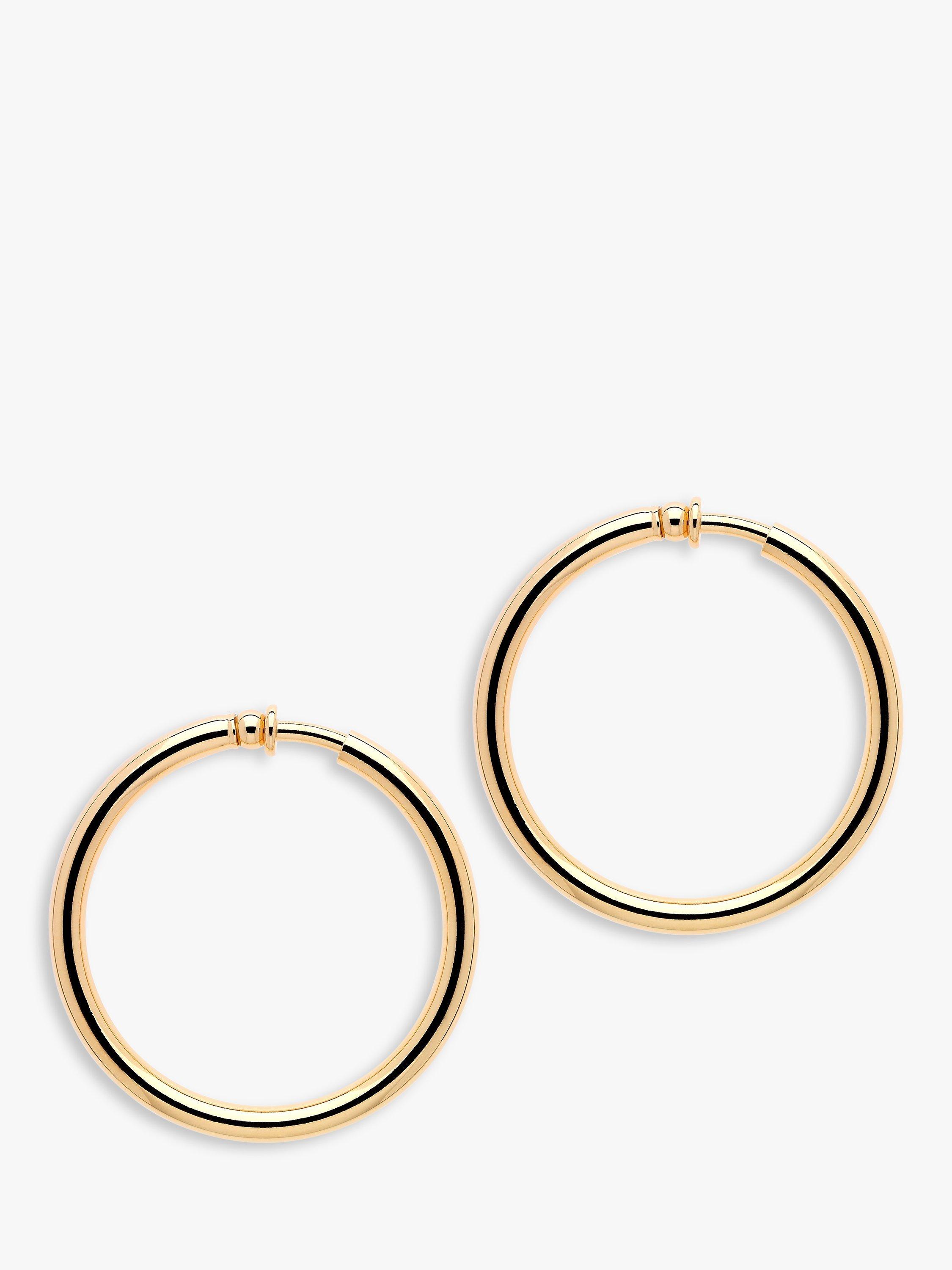Emma Holland Hoop Clip-On Earrings, Gold