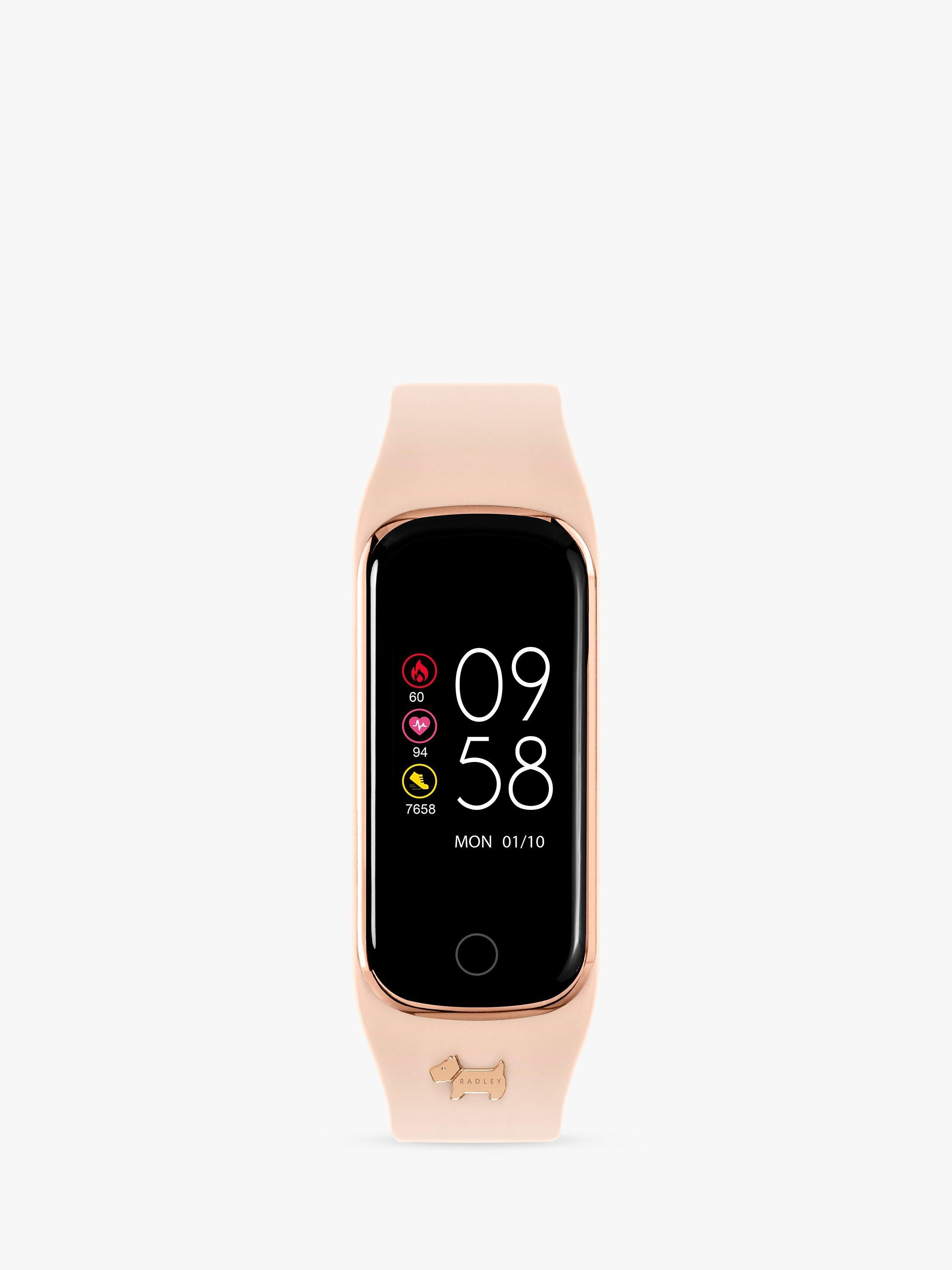 Radley Women's Series 8 Silicone Strap Smartwatch, Cobweb RYS08-2090