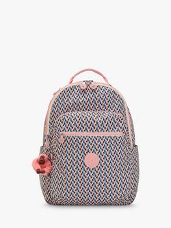 Kipling Seoul Large Backpack, Girly Geo, Girly Geo