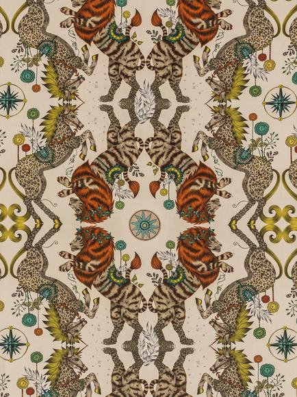 Clarke & Clarke Caspian Linen Blend Furnishing Fabric, Gold