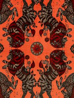 Clarke & Clarke Caspian Velvet Furnishing Fabric, Coral