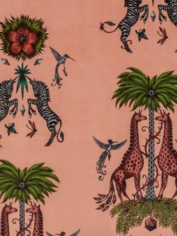 Clarke & Clarke Creatura Velvet Furnishing Fabric, Pink, Pink