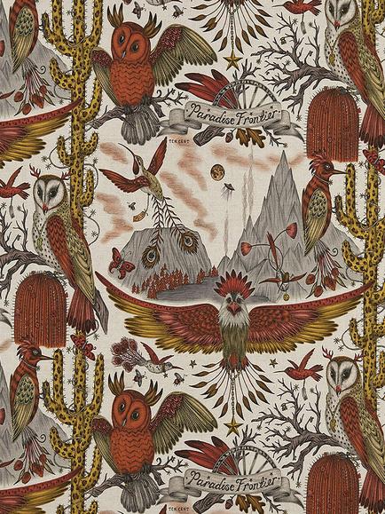 Clarke & Clarke Frontier Linen Blend Furnishing Fabric, Gold