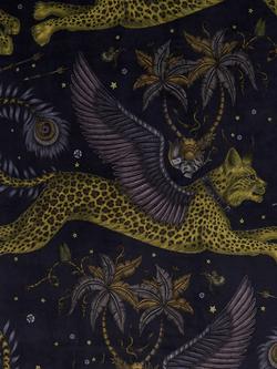 Clarke & Clarke Lynx Velvet Furnishing Fabric, Charcoal
