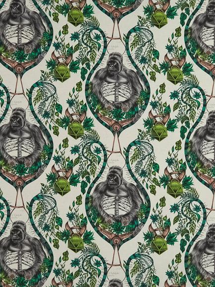 Clarke & Clarke Silverback Linen Blend Furnishing Fabric, Nude