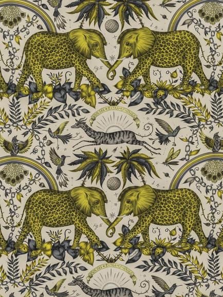 Clarke & Clarke Zambezi Linen Blend Furnishing Fabric, Gold