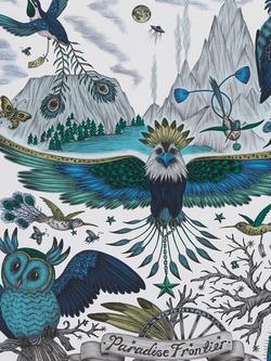 Clarke & Clarke Emma J. Shipley Paradise Frontier Wallpaper, W0116/01