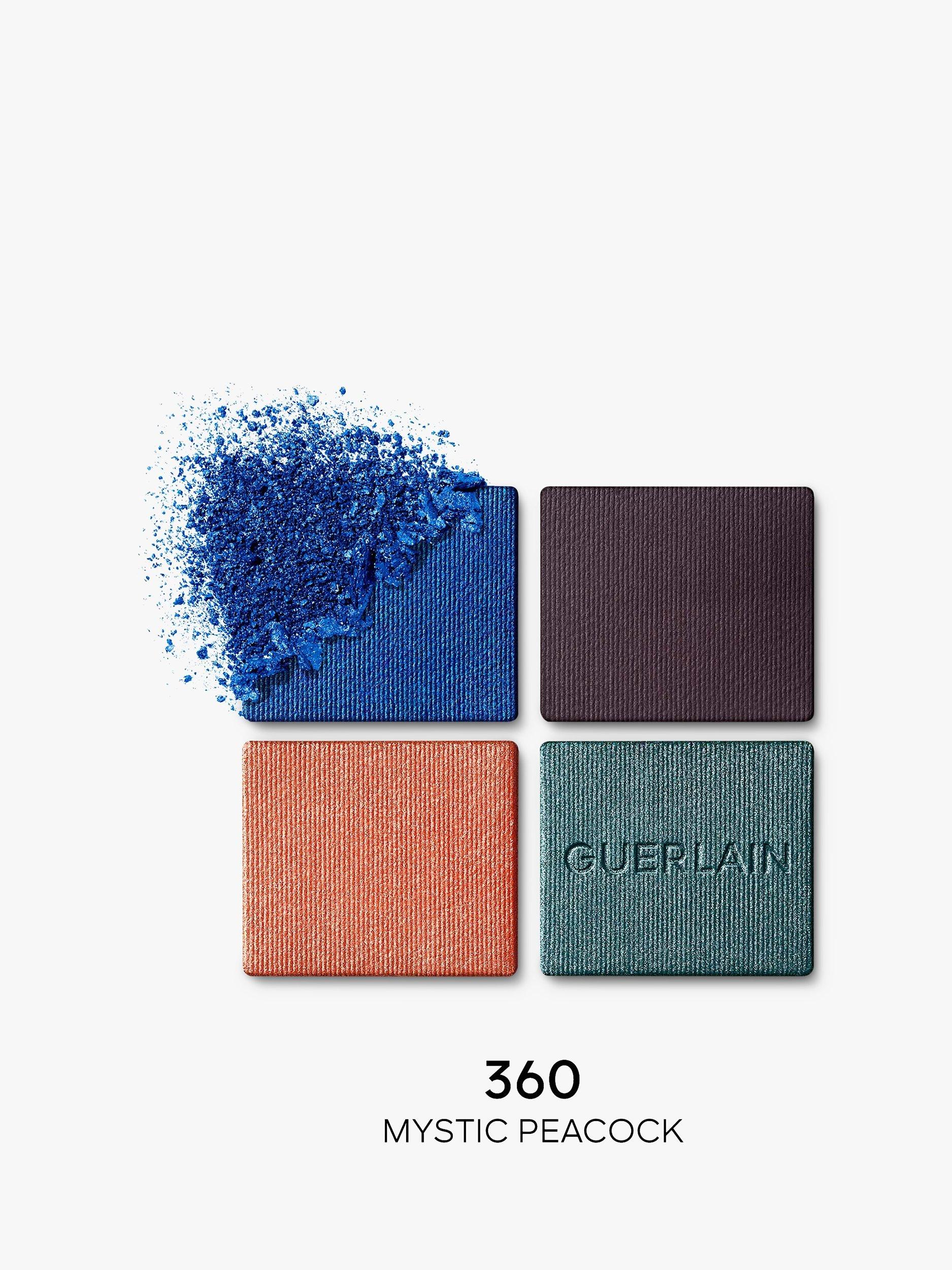 Product image 2 of 8, which shows Guerlain Ombres G Eyeshadow Quad, 360 Mystic Peacock